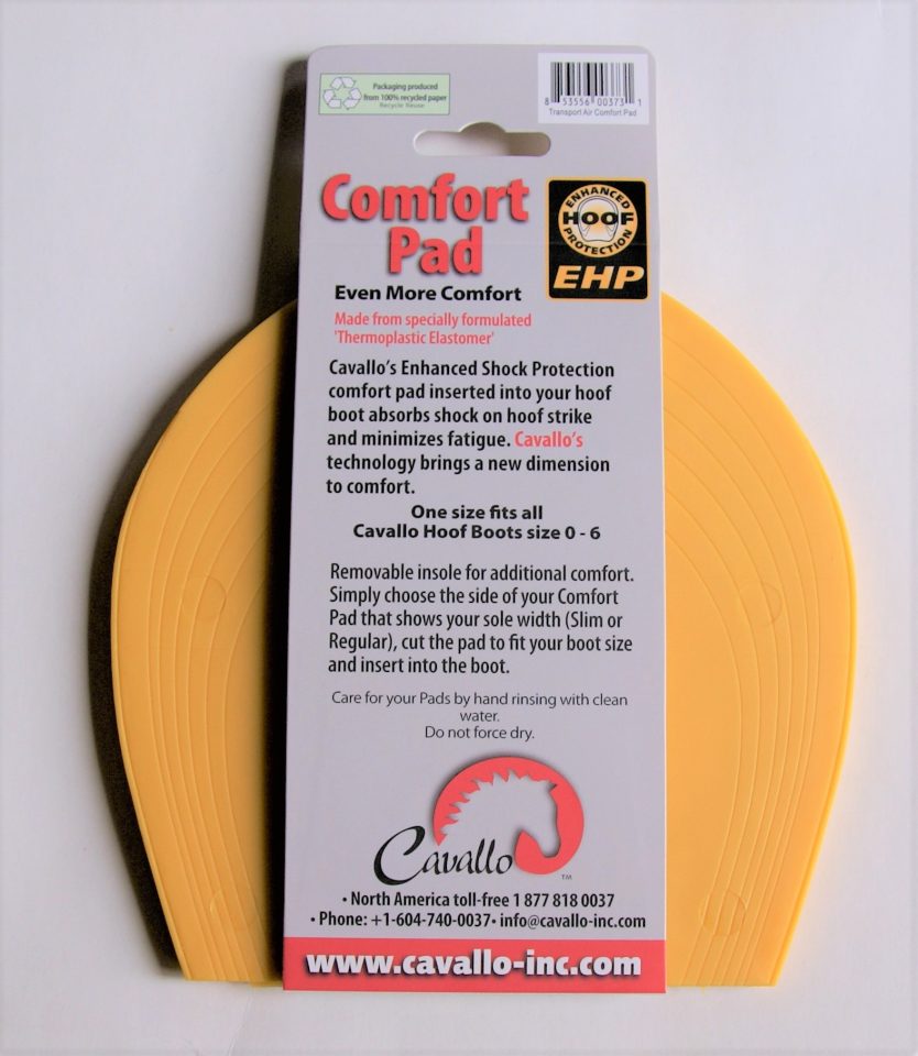 Cavallo Comfort Pad Yellow