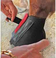 Cavallo pastern wraps. Available in pairs. Sizes -  Small, Medium and Large. These are gaiters for use with Cavallo Hoof Boots, Simple, Sport and Trek.